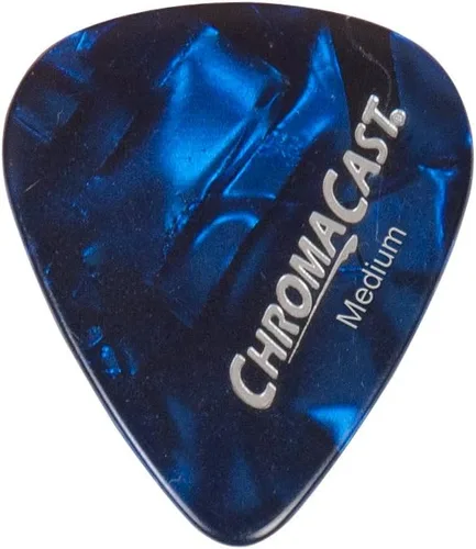 Vista 2 de Chromacast Pearl púas de celuloide para guitarra