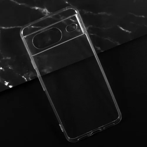 Vista 3 de Estuche y correa de muñeca para Pixel 8 - transparente+negro Funda protectora 2 en 1 para teléfono de 6.2 pulgadas con cordón desmontable y Funda
