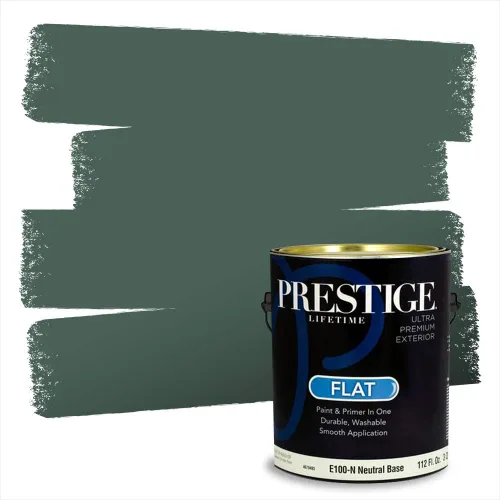 Vista 69 de Prestige Paints - 2 en 1, pintura base y pintura de exterior, E100-N-735BM