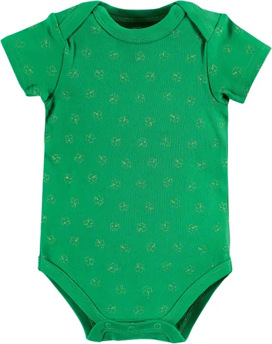 Vista 215 de Hudson Baby baby-girls Cotton Bodysuits 3-pack