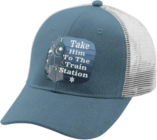 Vista 2 de devor Cap Take Him to The Train Station Dad Hats, Graphic Dad Hats for Women