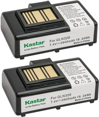 Vista 4 de Kastar Paquete de 1 batería de repuesto para impresoras térmicas Zebra QLN220, QLn220HC, QLN320, QLn320HC, ZQ500, ZQ510, ZQ520, ZQ610HC, ZQ620