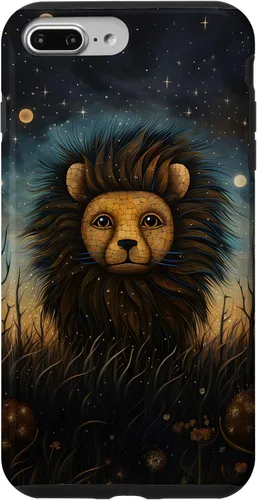 Vista 12 de iPhone 16 Lion at Twilight Lindas estrellas de león en la noche