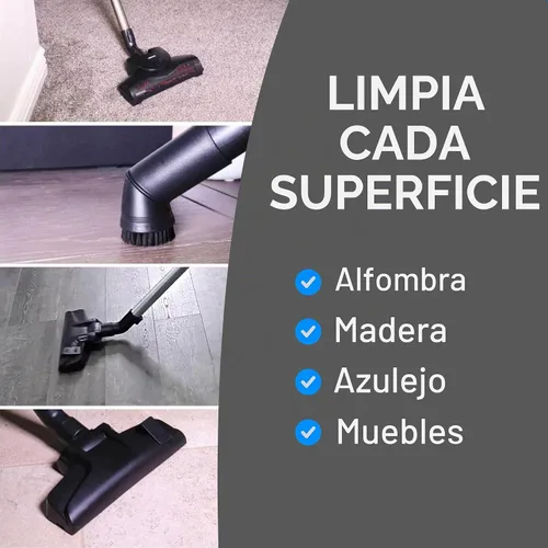 Vista 6 de Prolux Tritan aspiradora HEPA con caño para pisos sólidos con poderoso motor de 12 Amp