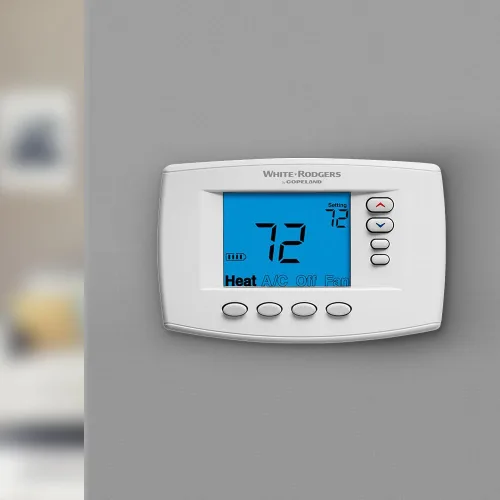 Vista 6 de White-Rodgers Serie 90 azul, termostato programable, 1F95EZ-0671