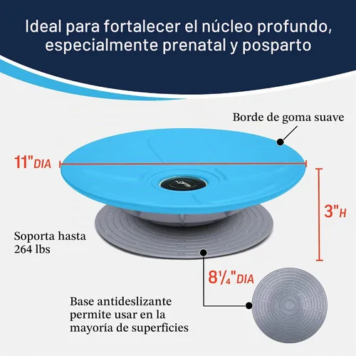 Vista 2 de OPTP Pelvic Rocker Core Trainer, disco de entrenamiento de suelo pélvico