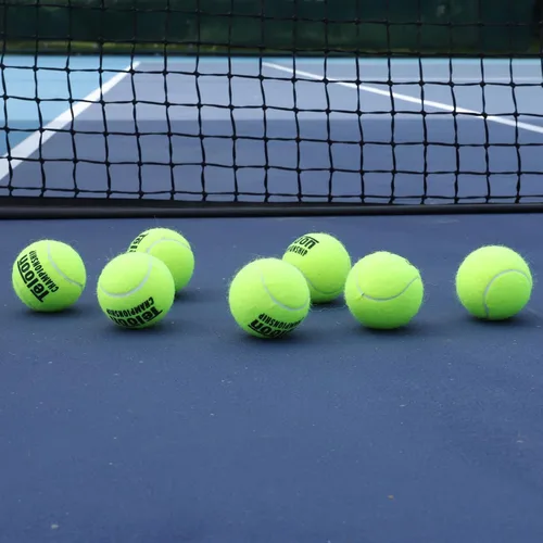 Vista 3 de Teloon Pelotas de Tenis para Campeonato - Extra Resistente - Pelotas de Tenis Presurizadas de Fieltro de Resistencia Regular