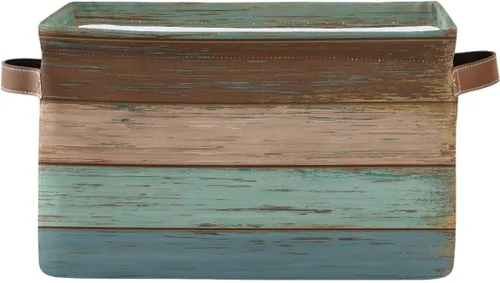 Vista 10 de Bolaz Cesta de almacenamiento cuadrada con patrón de rayas de tartán rojo y verde, 1 unidad
