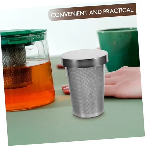 Vista 7 de Angoily 1 Unidades Tetera Colador de Té Colador de Malla Fina Colador Reutilizable Filtro de Té Filtro de Té Infusor de Té Colador de Té Infusor