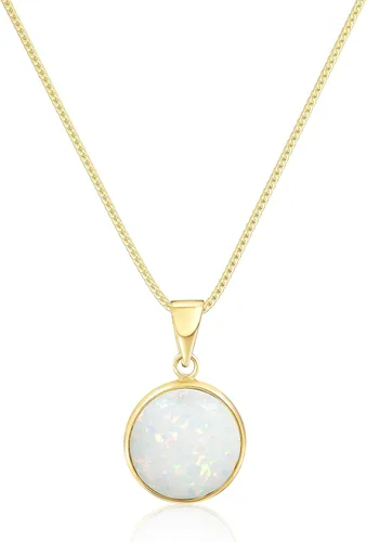Vista 9 de Collar de Piedras Preciosas de Oro de 14K para Mujer - Collares de Oro Sólido - Collar con Colgante de Oro - Collar Llamativo de Oro para Mujer