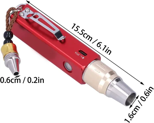 Vista 6 de Lámpara detector de luz de evaluación de jade, linterna de identificación de joyas y 2 modos de luz, portátil recargable por USB, linterna experta