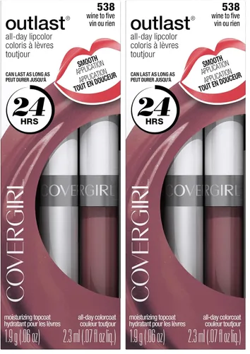 Vista 67 de COVERGIRL Outlast All-Day Lip Color With Topcoat 005 All-Star, 0.31 fl oz