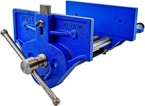 Vista 10 de Morsa de banco para trabajo en madera de acción rápida Yost., 7 pulgadas, Azul, 1