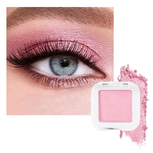 Vista 7 de evpct Paleta de sombra de ojos con purpurina dorada champán, color nude dorado rosa brillante crema brillante paleta de sombra de ojos iluminadora