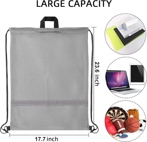 Vista 3 de GoodtoU Bolsa de gimnasio Mochila de piscina Bolsa de malla