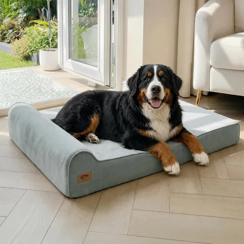 Vista 14 de Sytopia Camas ortopédicas para perros grandes, sofá de espuma viscoelástica extra gruesa de 7 pulgadas para perros mayores y grandes daneses