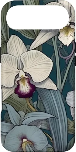 Vista 27 de Funda de flores de orquídea de jardín botánico para iPhone 17
