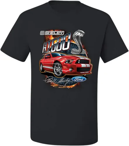 Vista 3 de Shelby GT500 Cobra Official Ford Motors Design Cars and Trucks Men's Graphic T-Shirt