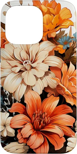 Vista 20 de Funda para iPhone 11 Pro Max Vintage Autumn Flower Fall Pumpkin Girl Women Fall