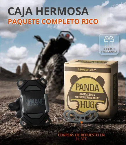 Vista 4 de CAW.CAR Accessories Soporte de teléfono para bicicleta y motocicleta - para iPhone 17 (16, Xr, SE, Plus/Max) o cualquier teléfono celular - Soporte