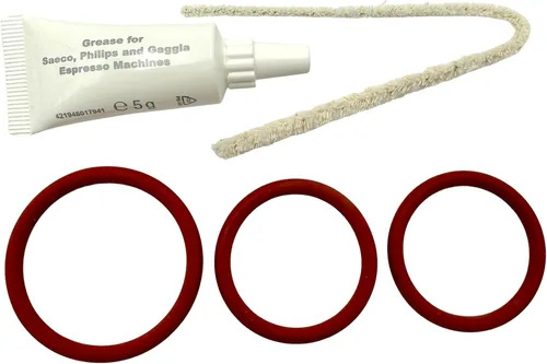 Vista 4 de Gaggia 21001683 Kit de servicio de limpieza Bean to Cup - Grasa lubricante, 2 juntas tóricas y cepillo de limpieza