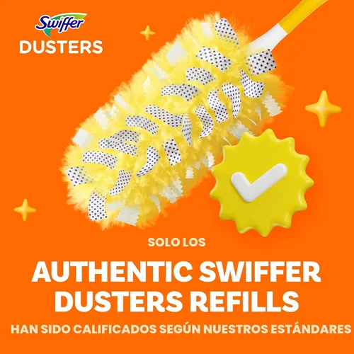 Vista 11 de Swiffer Plumeros de repuesto para limpieza, alternativa desechable de plumas y microfibra, para quitar el polvo de muebles, persianas, ventiladores