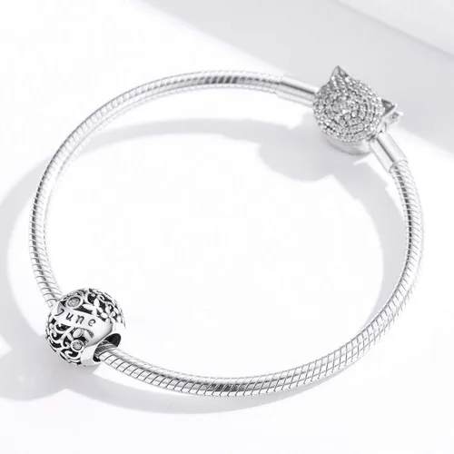Vista 5 de Abalorio de plata de ley 925 para pulsera Pandora