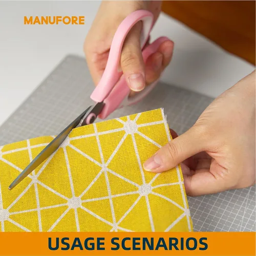 Vista 7 de MANUFORE Juego de alfombrillas de corte gris A3, A4, A5 con escala de centímetro y pulgadas, tabla de cortar autocurable con 5 capas de grosor