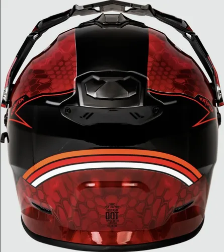 Vista 2 de Fly Racing - Casco Trekker Conceal (rojo/negro, talla XL)