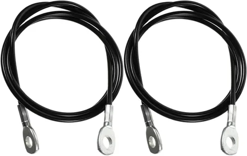 Vista 8 de KESYOO 2 piezas de 0.197 in de diámetro DIY Fitness Cuerda de alambre de acero recubierto de PU Cable de gimnasio para gimnasio en casa Accesorios