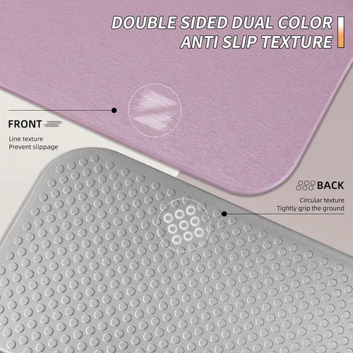 Vista 4 de PAIDU Estera de yoga plegable para fitness 2/5" (10MM) extra gruesa SGS certificada, antideslizante, TPE 76x26" extra larga y ancha Portátil