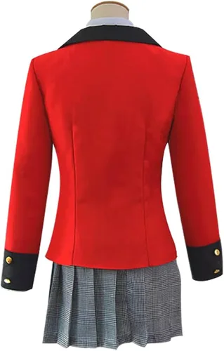 Vista 5 de Disfraz de anime Yumeko Jabami para niñas, uniforme escolar, conjunto completo para Halloween, fiestas