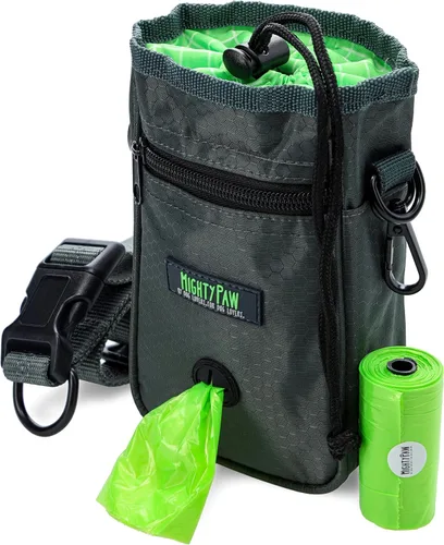 Vista 11 de Bolsa de golosinas para perros Mighty Paw Cierre magnético sin derrame - Bolsas con manos libres para entrenamiento - Bolsas de golosinas