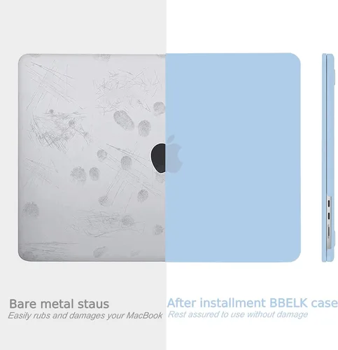 Vista 2 de B BELK Funda compatible con MacBook Air de 15 pulgadas 2025 2024 2023 Release M4 M3 M2 A3241 A3114 A2941 Liquid Retina Display, carcasa rígida