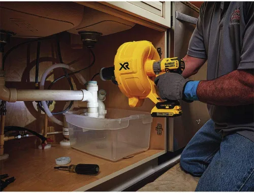Vista 5 de DEWALT Kit de serpiente de drenaje MAX XR de 20 V, sin escobillas (DCD200D1)