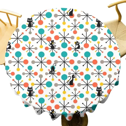 Vista 20 de Mantel azteca suroeste, diseño étnico tribal geométrico, estilo vintage, bohemio, elegante, lavable, para comedor, cocina, granja, fiesta