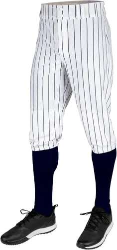 Vista 3 de Champro Unisex Adult Triple Crown 2.0 Boys Baseball Knickers with Pinstripes