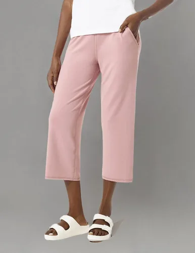 Vista 4 de HUE Pantalón corto de pierna ancha con bolsillos para mujer