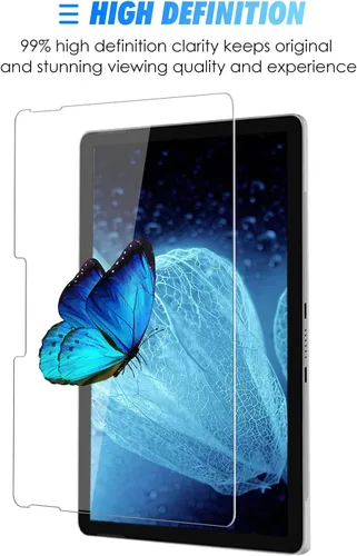 Vista 5 de SPARIN Paquete de 2 protectores de pantalla compatibles con Microsoft Surface Go 3/Surface Go 4/Surface Go 2/Surface Go, vidrio templado, alta