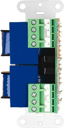 Vista 5 de OSD Audio control de volumen, ajuste de impedancia, integrado en la pared perilla giratoria - interruptor encendido/apagado blanco/marfil/almendra