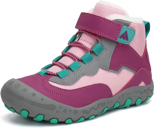 Vista 49 de Mishansha Botas de Senderismo para Niños Pequeños Niñas Niños Zapatos de Senderismo Resistentes al Agua Anti-Colisión Antideslizantes Atléticas