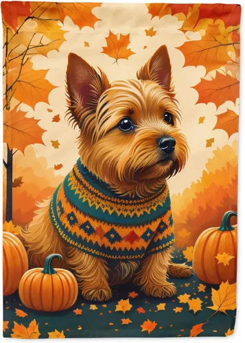 Vista 7 de Caroline's Treasures DAC1001GF Affenpinscher - Bandera decorativa para jardín de otoño, decoración para patio exterior, patio, parterres