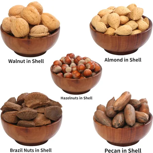 Vista 2 de Anna and Sarah Nueces Mixtas Premium en Cáscara, Bolsa de 2 Libras, Nueces Jumbo Chandler de California, Pecanas Extra Grandes, Almendras