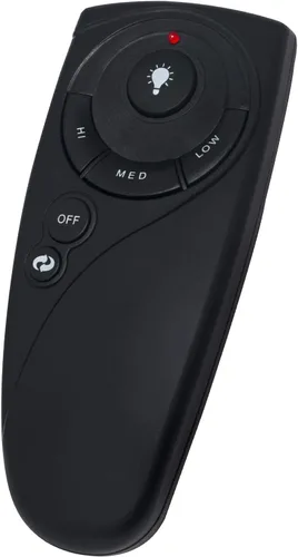 Vista 4 de Nuevo UC7083T - Control remoto de repuesto para cable de ventilador de techo Hampton Bay, menos control de luces con soporte de pared