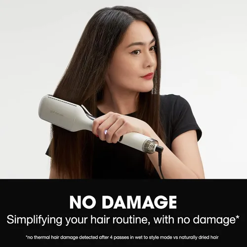 Vista 8 de ghd Duet Style Power Couple - Estilizador de cabello de aire caliente 2 en 1 (Negro) con elegante Talker Wet to Sleek Hair Styling Oil