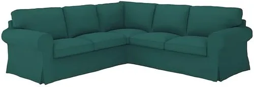 Vista 2 de UPPLAND - Funda para sofá modular de 4 asientos, color turquesa oscuro 004.727.16