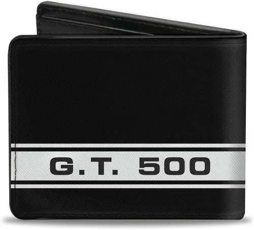Vista 2 de buckle-down Wallet Shelby GT 500Cobra Box rayas blanconegrogray bastidor talla única Multicolor