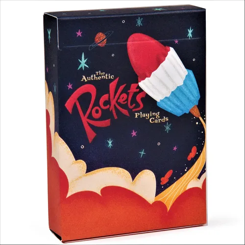 Vista 2 de Ellusionist Rockets Playing Cards - Añade una explosión de nostalgia a tus juegos de cartas y trucos