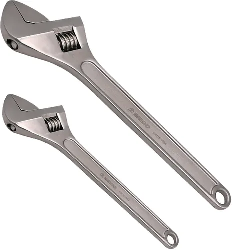 Vista 8 de WEDO Adjustable Wrench 4",Max Jaw Opening 13mm,Stainless Steel Professional Spanner,Precision Jaws,Corrosion Resistant,Rust Proof,High