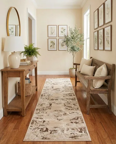 Vista 47 de Rugs.com Alfombra de la colección Finsbury, alfombra mediana de 2 x 3 pies, color beige, perfecta para salas de estar, comedores grandes, planos